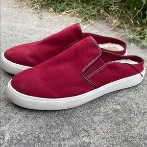Red Slip-On Sneakers Time and Tru